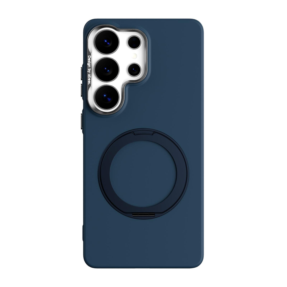 For Galaxy S26 Ultra 5G ABEEL Lightweight Zero Skin Feel Magnetic PC Phone Case with Holder - Blue - EDA009950501C