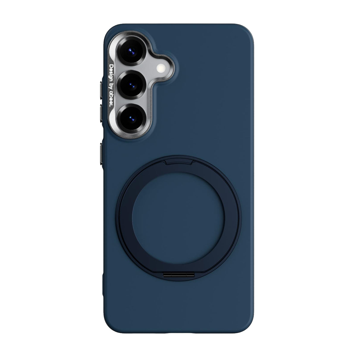 For Galaxy S25 5G ABEEL Lightweight Zero Skin Feel Magnetic PC Phone Case with Holder - Blue - EDA009950504C