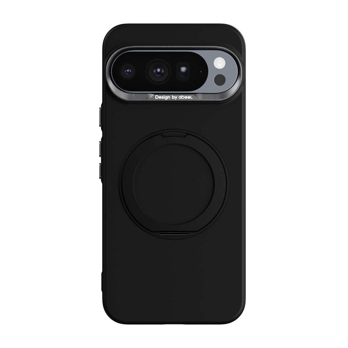 For Google Pixel 10 Pro XL ABEEL Lightweight Zero Skin Feel Magnetic PC Phone Case with Holder - Black - EDA009950902A