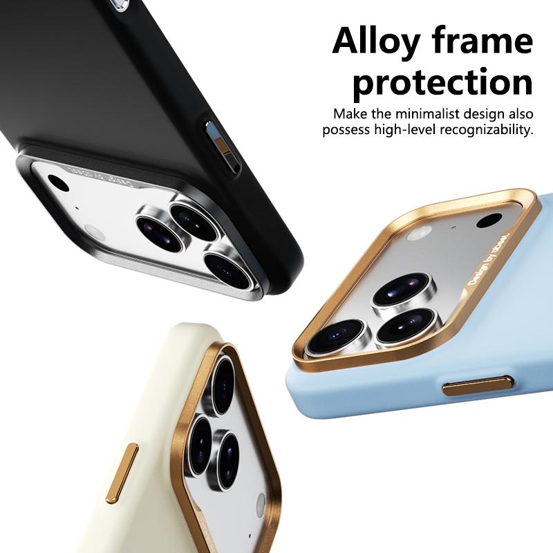 For iPhone 17 Pro Max ABEEL Lightweight Zero Skin Feel Magnetic PC Phone Case - Sky Blue - EDA009951403F