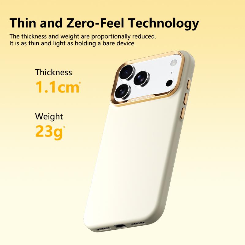 For iPhone 17 Pro ABEEL Lightweight Zero Skin Feel Magnetic PC Phone Case - Blue - EDA009951404C