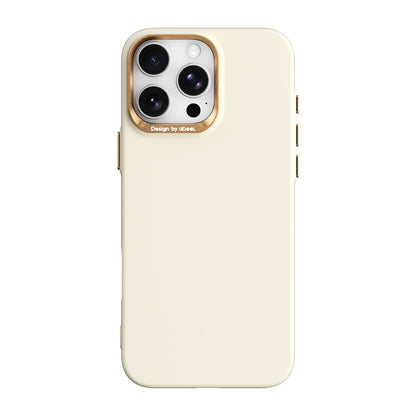 For iPhone 16 Pro Max ABEEL Lightweight Zero Skin Feel Magnetic PC Phone Case - Yellow - EDA009951406D