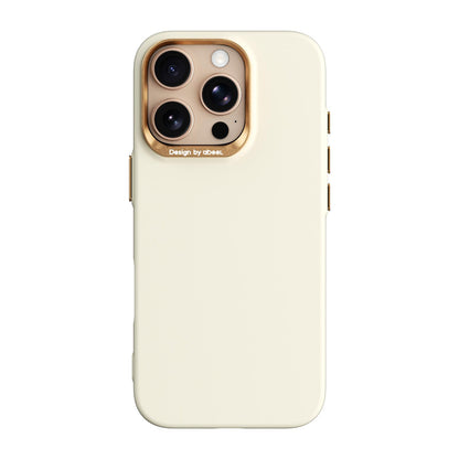 For iPhone 16 Pro ABEEL Lightweight Zero Skin Feel Magnetic PC Phone Case - Yellow - EDA009951407D