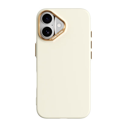For iPhone 16 ABEEL Lightweight Zero Skin Feel Magnetic PC Phone Case - Yellow - EDA009951408D