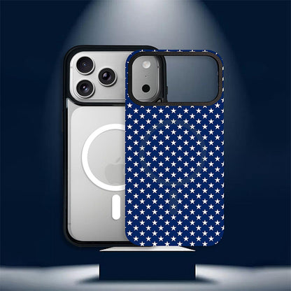 For iPhone Air Star Cross Detachable Dual Magnetic PC Hybrid TPU Phone Case - Star - EDA009954004A