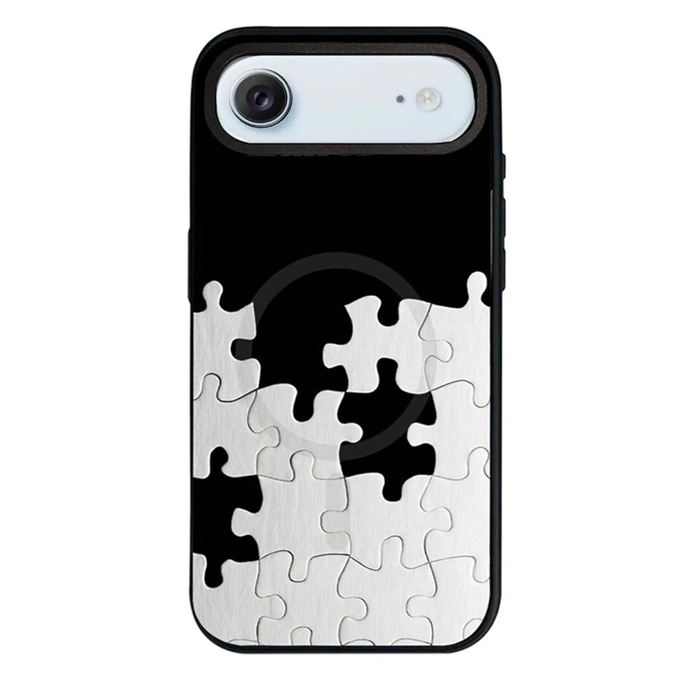 For iPhone Air Star Cross Detachable Dual Magnetic PC Hybrid TPU Phone Case - Puzzles - EDA009954004C