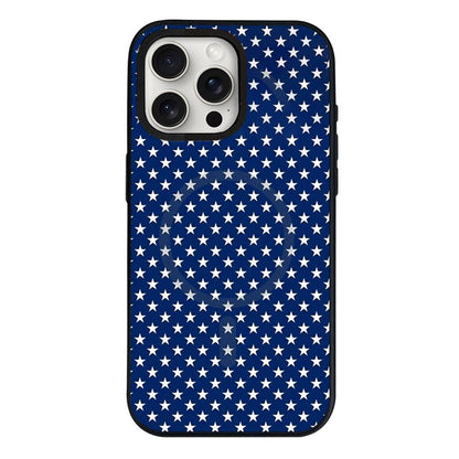 For iPhone 15 Pro Star Cross Detachable Dual Magnetic PC Hybrid TPU Phone Case - Star - EDA009954010A