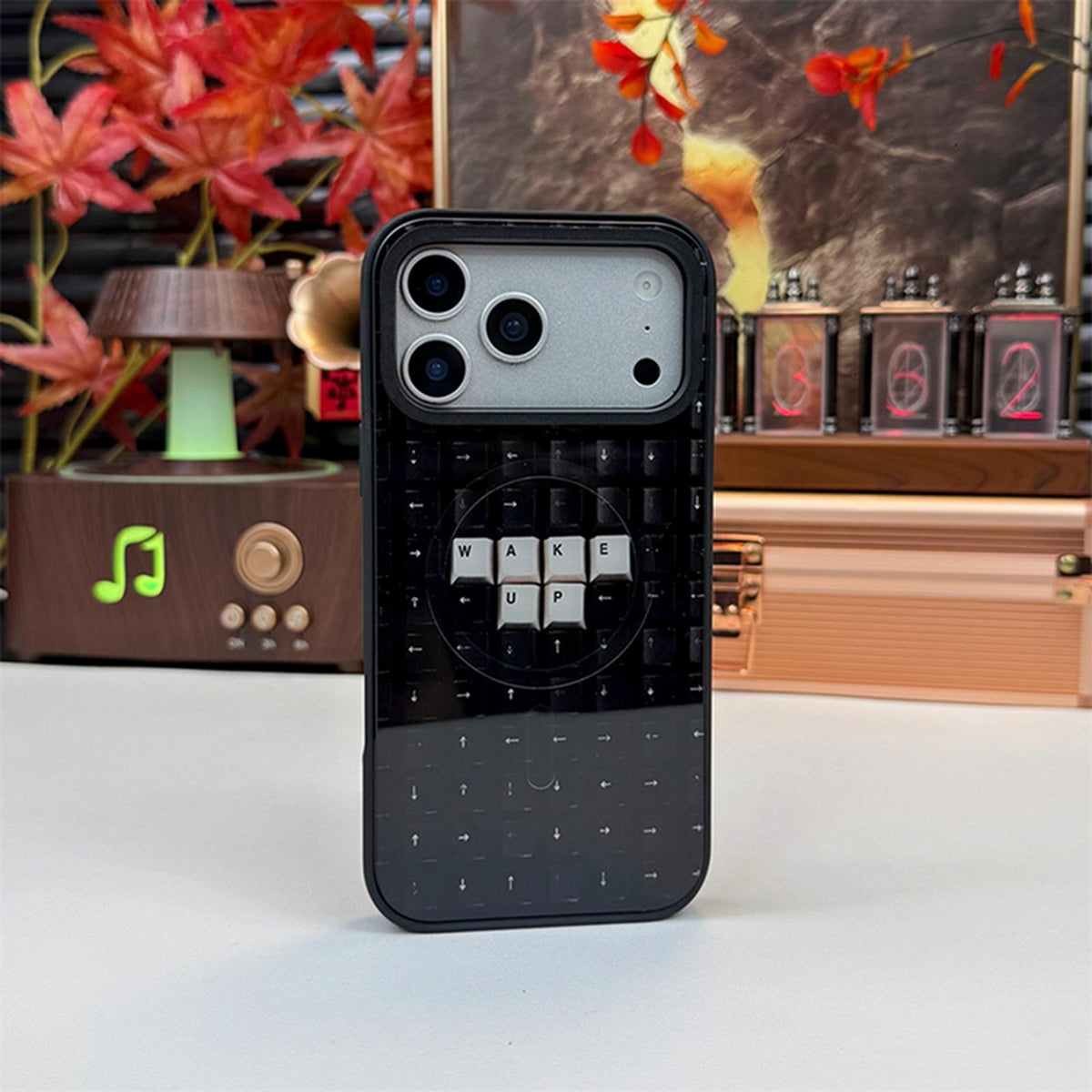 For iPhone 13 Pro Max Star Cross Detachable Dual Magnetic PC Hybrid TPU Phone Case - Keys - EDA009954017B