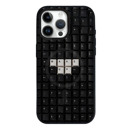 For iPhone 13 Pro Star Cross Detachable Dual Magnetic PC Hybrid TPU Phone Case - Keys - EDA009954018B