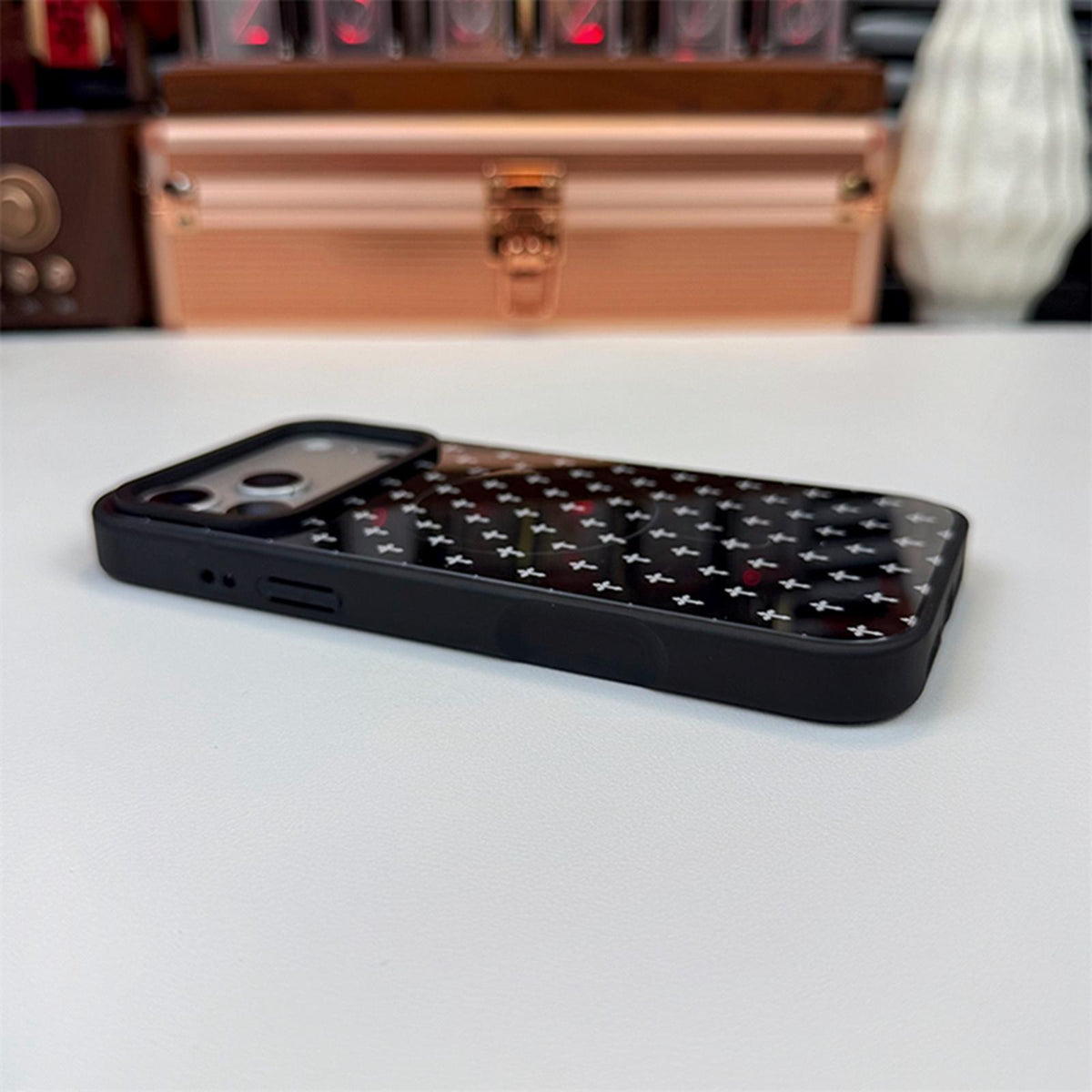 For iPhone 13 Pro Star Cross Detachable Dual Magnetic PC Hybrid TPU Phone Case - Star - EDA009954018A
