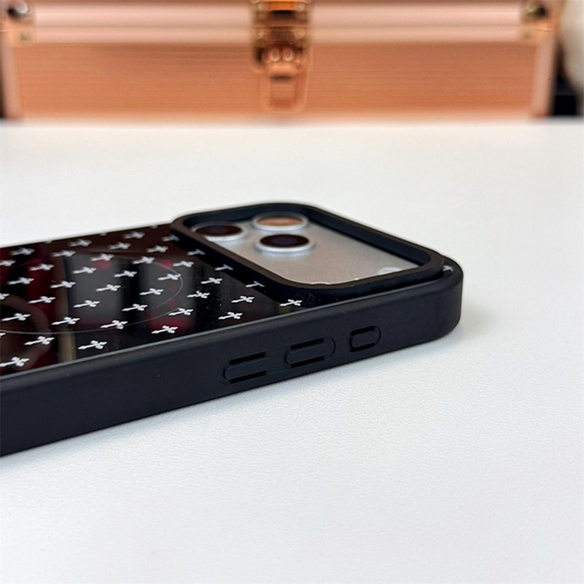 For iPhone Air Star Cross Detachable Dual Magnetic PC Hybrid TPU Phone Case - Star - EDA009954004A