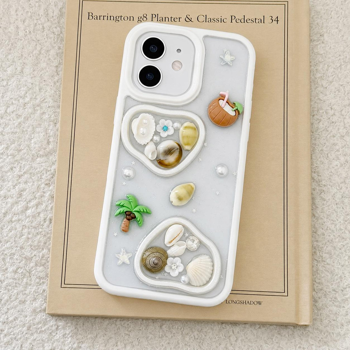 For iPhone 11 Coconut Palm Epoxy Resin Acrylic Phone Case - Default - EDA009954820