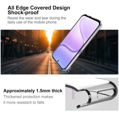 For Honor 600 Smart 5G / X7e Plus 4G / 5G imak UX-10 Series Transparent Shockproof TPU Phone Case - Transparent - EDA009965401A