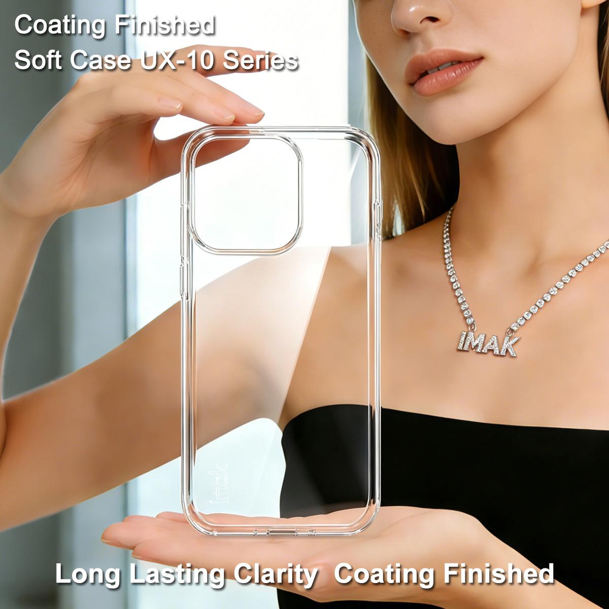 For OPPO Reno16 5G / Reno16 Pro 5G Global imak UX-10 Series Transparent Shockproof TPU Phone Case - Transparent - EDA009965601A