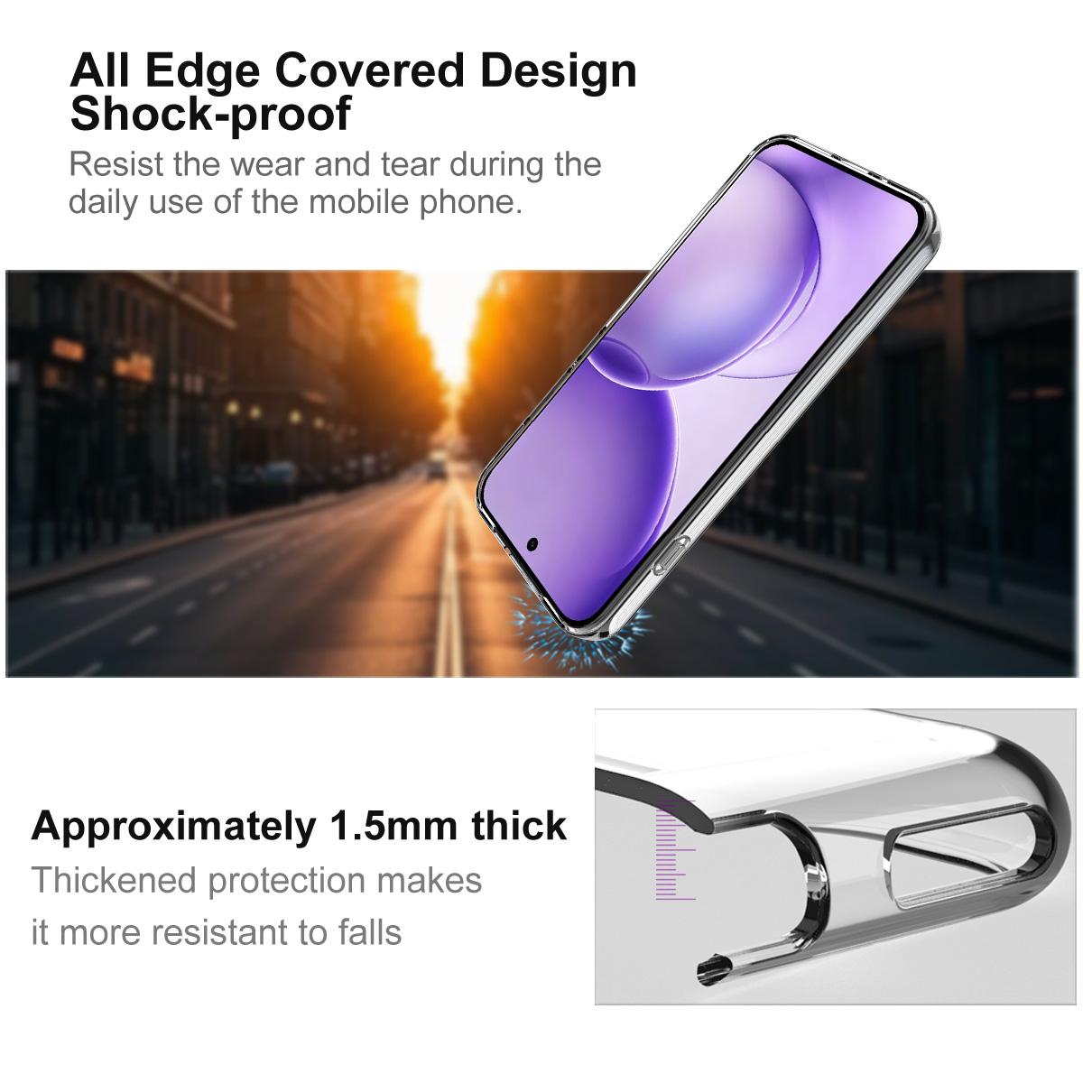 For OPPO Reno16 5G / Reno16 Pro 5G Global imak UX-10 Series Transparent Shockproof TPU Phone Case - Transparent - EDA009965601A
