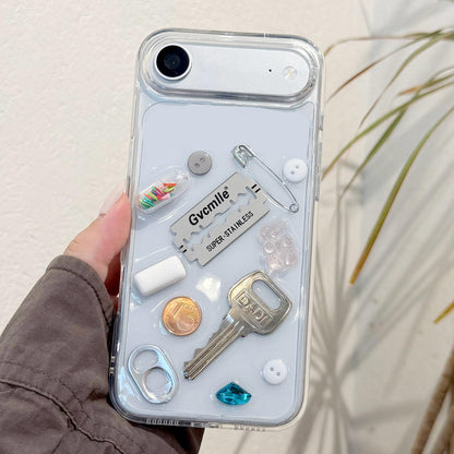 For iPhone Air Creative Color Capsule Acrylic Shockproof Phone Case - Default - EDA009966004