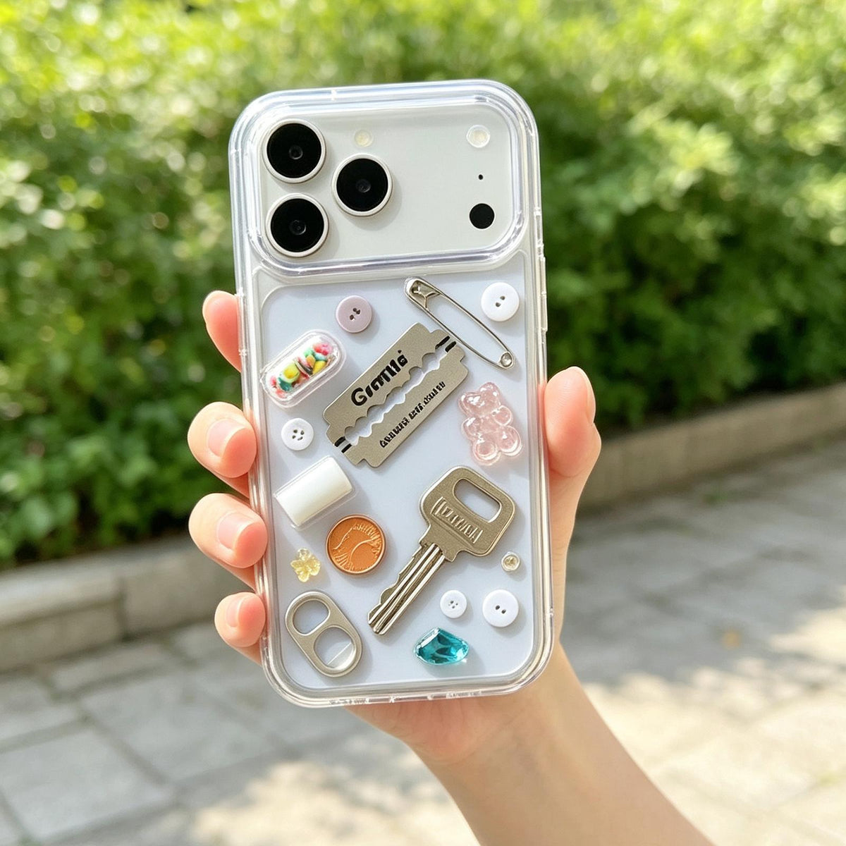 For iPhone 12 Pro Max Creative Color Capsule Acrylic Shockproof Phone Case - Default - EDA009966018