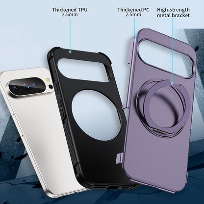 For Google Pixel 11 Pro / 11 / 10 Pro Magnetic 360 Rotating Holder Phone Case - Light Purple - EDA009967301F