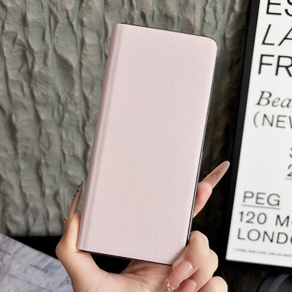 For OPPO Find N6 Minimalist Foldable Full Coverage Flip Leather Phone Case - Grey - EDA009973901B