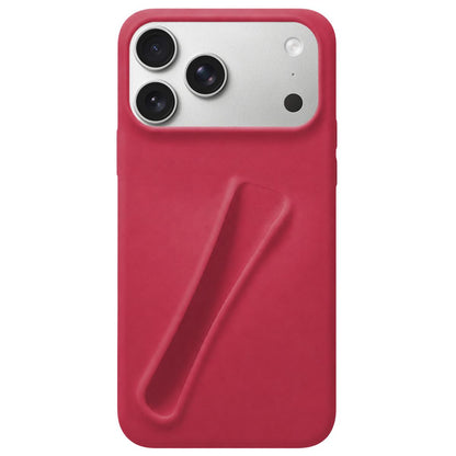 For iPhone 18 Pro / 17 Pro Lipstick Silicone 3D Phone Case - Red - EDA009976902B