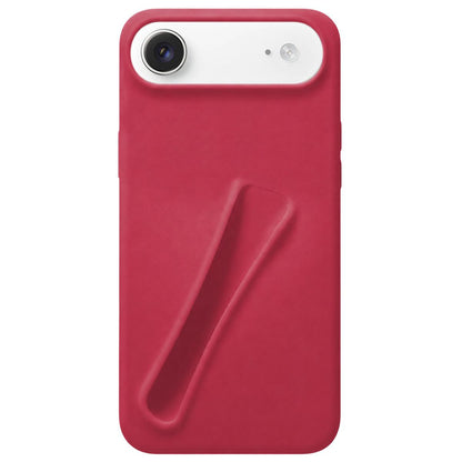 For iPhone Air Lipstick Silicone 3D Phone Case - Red - EDA009976904B