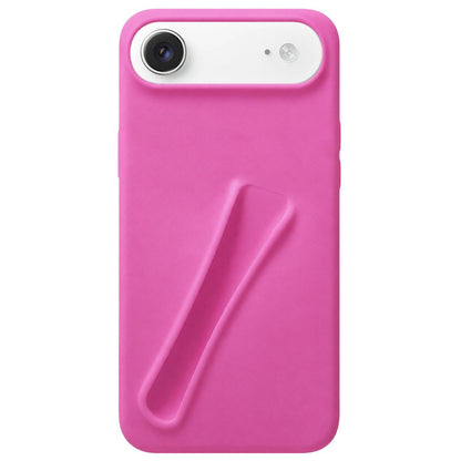 For iPhone Air Lipstick Silicone 3D Phone Case - Pink - EDA009976904F