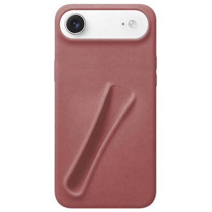 For iPhone Air Lipstick Silicone 3D Phone Case - Pig Liver Red - EDA009976904G