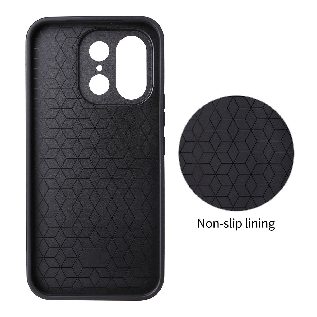 For OnePlus Turbo 6X Pro 5G Precise Cutout Carbon Fiber Texture Vegan Leather Phone Case - Orange - EDA009977201A