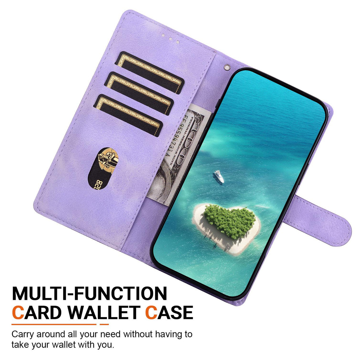 For iPhone X / XS Ethnic Pattern Embossed Vegan Leather Phone Case - Purple - EDA009979032D