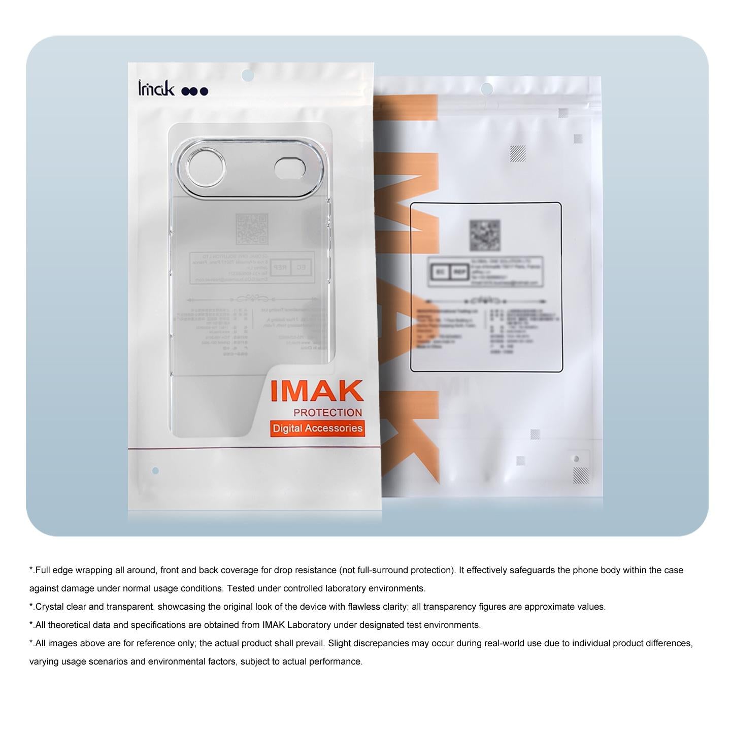 For Redmi K90 Ultra 5G / K90 Max 5G imak UX-5 Series Super Slim Transparent Shockproof TPU Protective Case(Transparent)