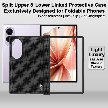 For Galaxy Z Fold8 5G imak Ruiyi Series Carbon Fiber PU + PC Phone Case - Default - EDA009986701