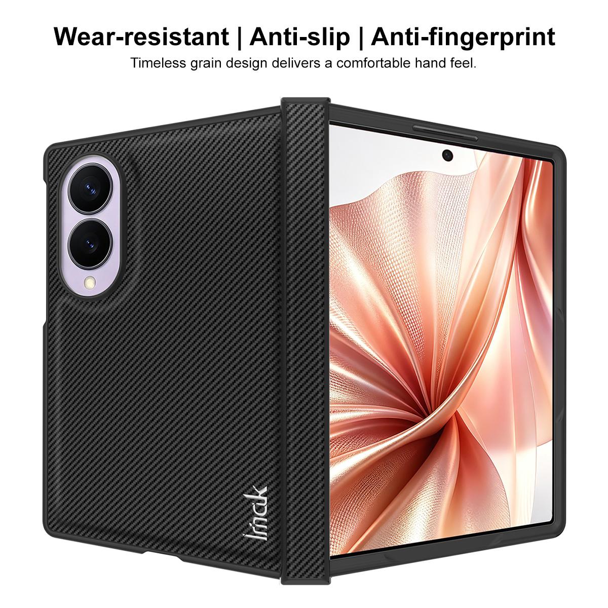 For Galaxy Z Fold8 5G imak Ruiyi Series Carbon Fiber PU + PC Phone Case - Default - EDA009986701