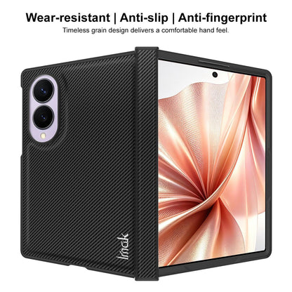 For Galaxy Z Fold8 5G imak Ruiyi Series Carbon Fiber PU + PC Phone Case - Default - EDA009986701