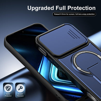 For Infinix GT 50 Pro Sliding Camshield Holder Magnetic Phone Case - Red - EDA009987301C