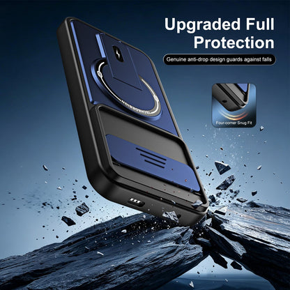 For vivo iQOO 15R 5G / Z11 Turbo Sliding Camshield Holder Magnetic Phone Case(Red)
