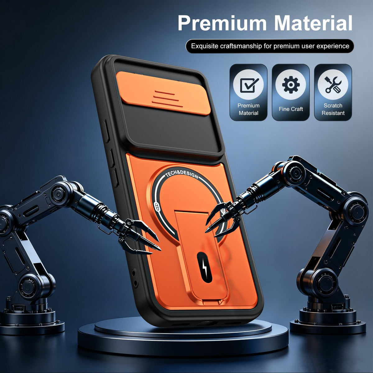 For Google Pixel 10 Pro XL Sliding Camshield Holder Magnetic Phone Case - Red - EDA009988303C