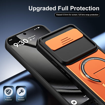 For Google Pixel 10 Pro XL Sliding Camshield Holder Magnetic Phone Case - Blue - EDA009988303D