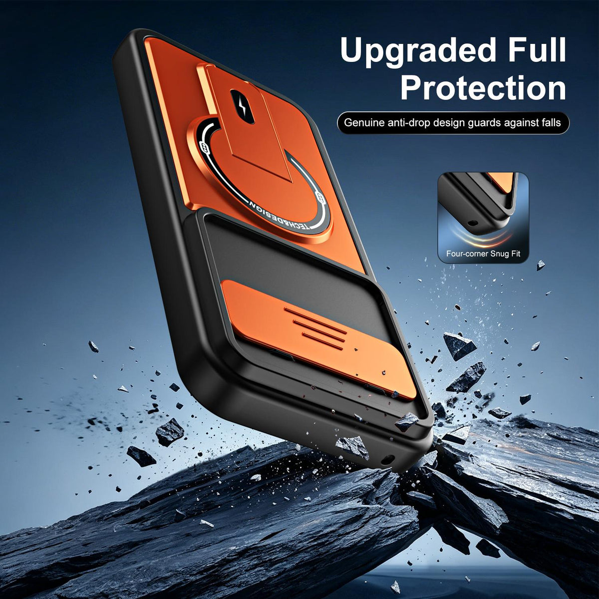 For Google Pixel 10 Pro XL Sliding Camshield Holder Magnetic Phone Case - Blue - EDA009988303D