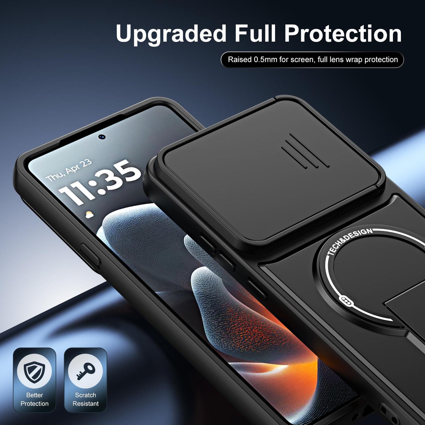 For Motorola Edge 70 Ultra / Signature Sliding Camshield Holder Magnetic Phone Case(Purple)