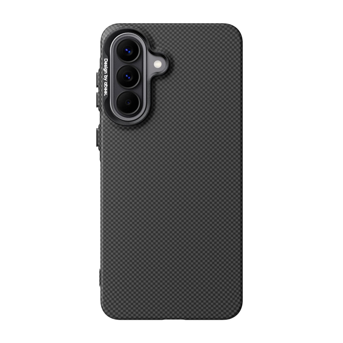 For Galaxy A57 5G ABEEL Lightweight Zero Feel Series Lyocell Fiber Water Adhesive Magnetic Phone Case - Small Squares - EDA009988601B