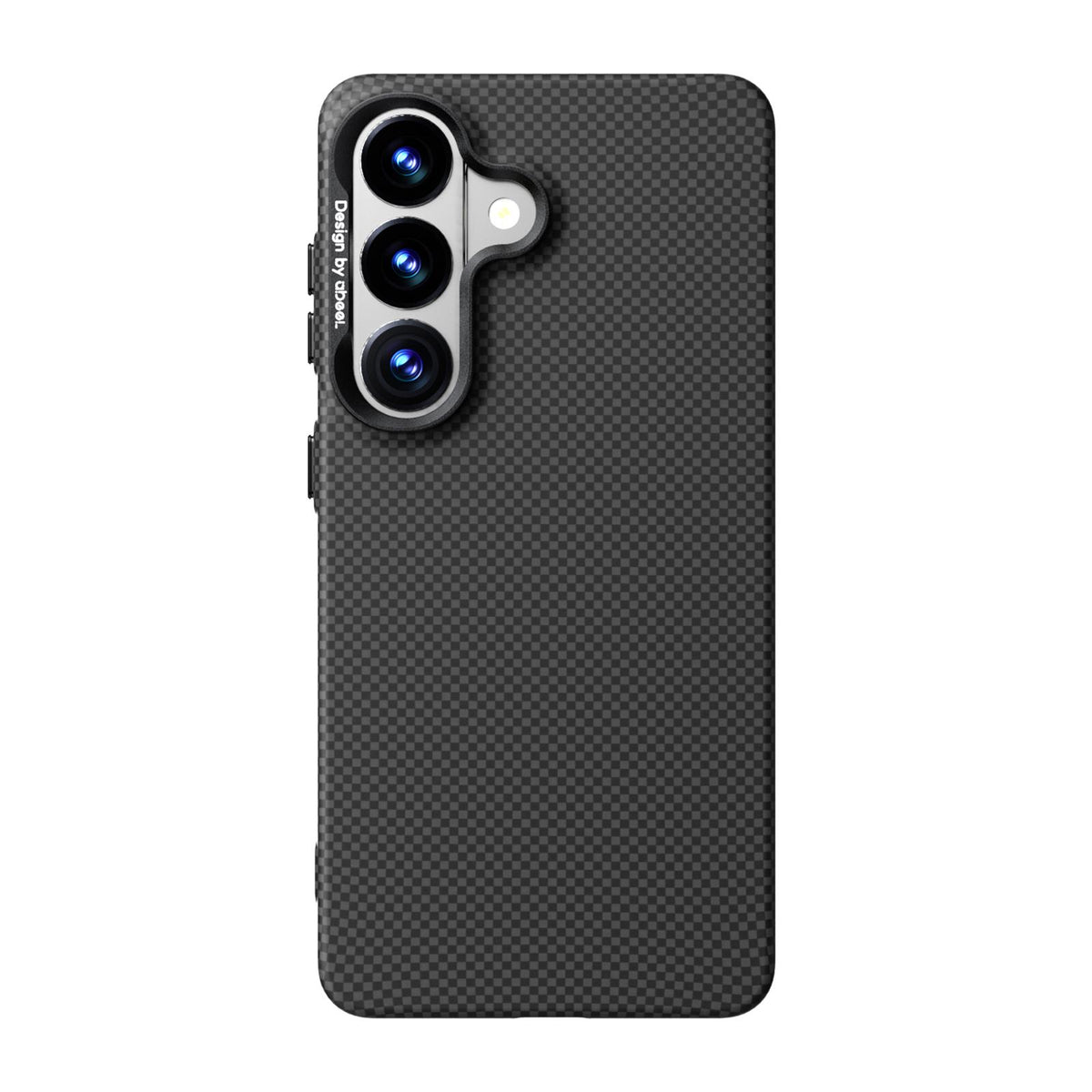 For Galaxy S26 5G ABEEL Lightweight Zero Feel Series Lyocell Fiber Water Adhesive Magnetic Phone Case - Small Squares - EDA009989102B