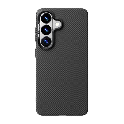 For Galaxy S26 5G ABEEL Lightweight Zero Feel Series Lyocell Fiber Water Adhesive Magnetic Phone Case - Small Squares - EDA009989102B
