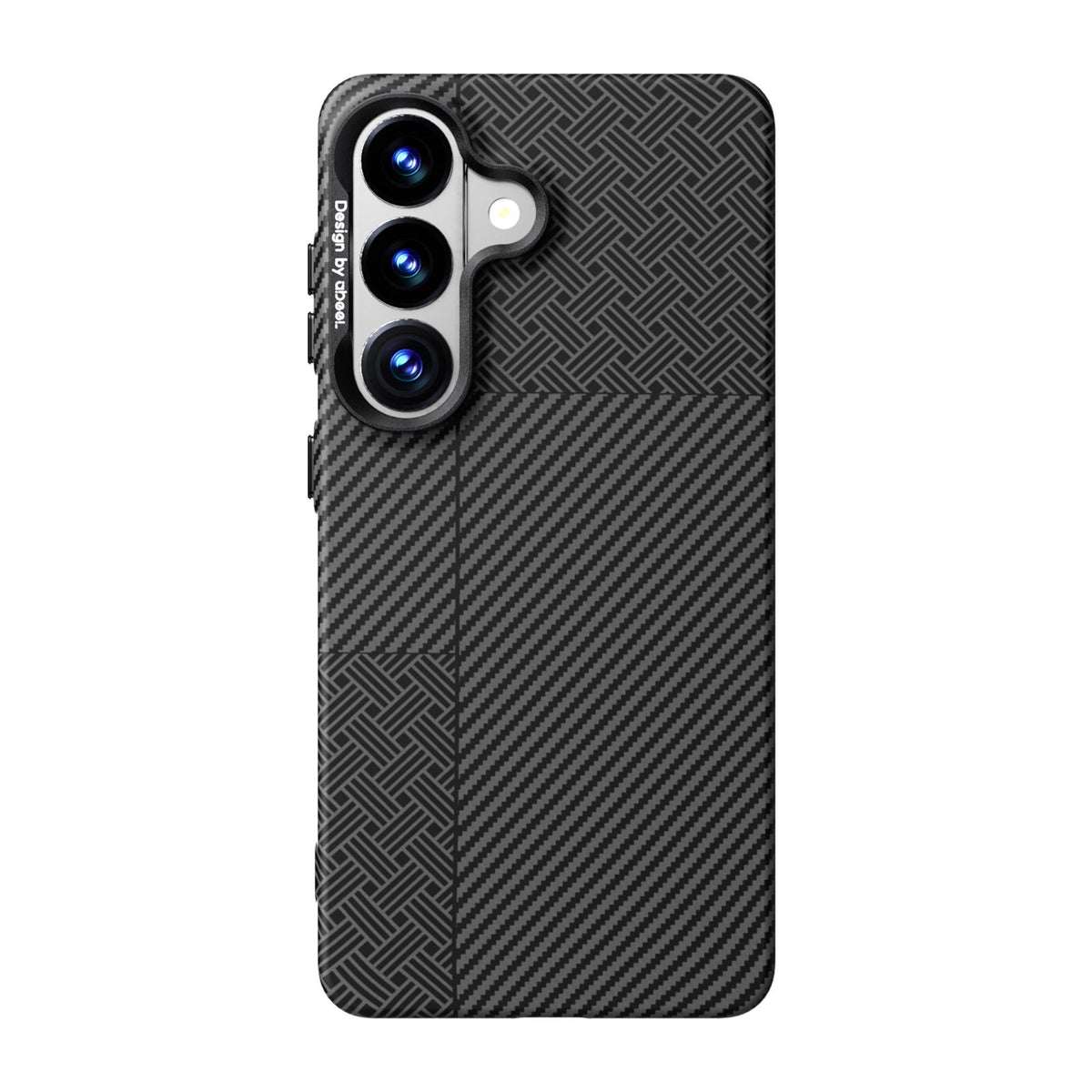 For Galaxy S26 5G ABEEL Lightweight Zero Feel Series Lyocell Fiber Water Adhesive Magnetic Phone Case - Small Meander Carbon Fiber - EDA009989102C