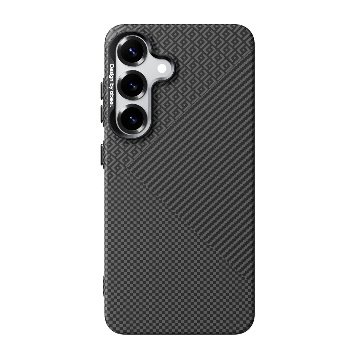 For Galaxy S25 5G ABEEL Lightweight Zero Feel Series Lyocell Fiber Water Adhesive Magnetic Phone Case - Little Fortune - EDA009989103D