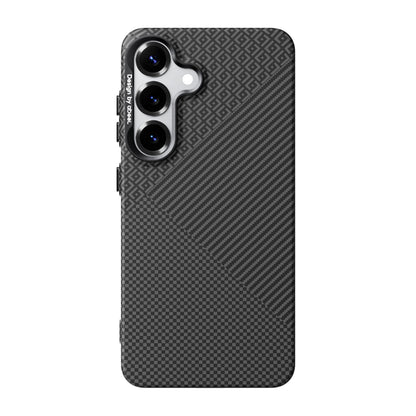 For Galaxy S25 5G ABEEL Lightweight Zero Feel Series Lyocell Fiber Water Adhesive Magnetic Phone Case - Little Fortune - EDA009989103D
