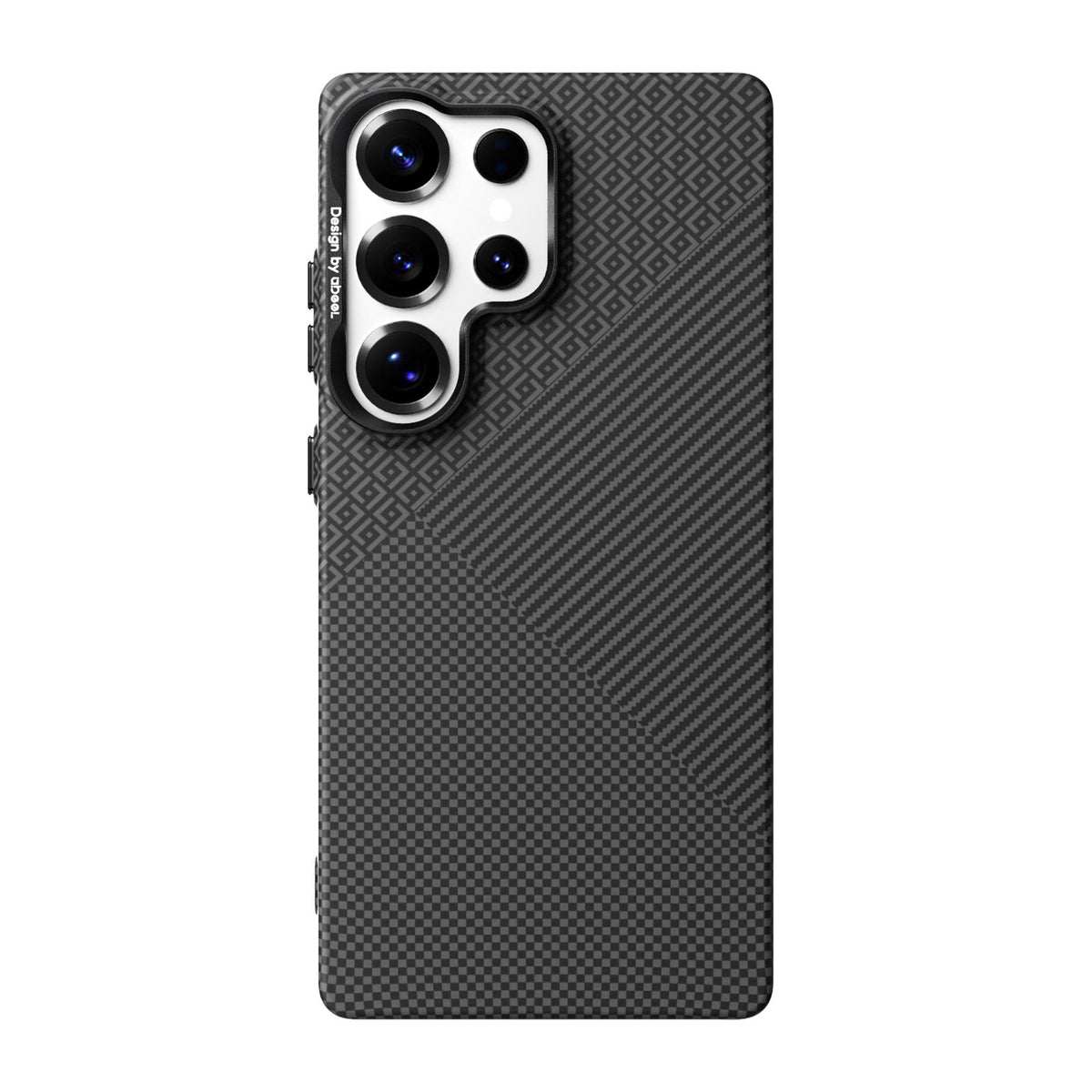 For Galaxy S25 Ultra 5G ABEEL Lightweight Zero Feel Series Lyocell Fiber Water Adhesive Magnetic Phone Case - Little Fortune - EDA009989104D
