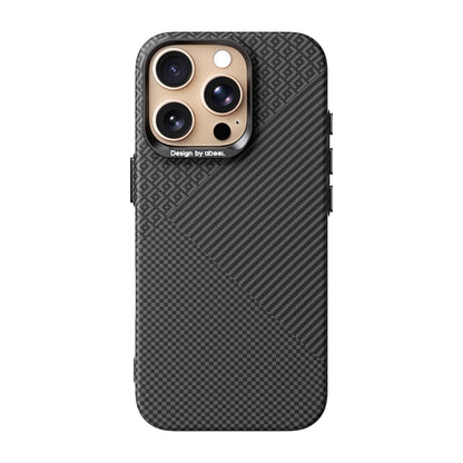 For iPhone 16 Pro ABEEL Lightweight Zero Feel Series Lyocell Fiber Water Adhesive Magnetic Phone Case - Little Fortune - EDA009989507D