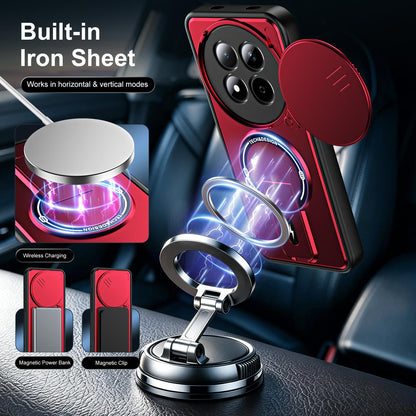 For Redmi Note 15 Global 164mm / Poco M8 5G Sliding Camshield Holder Magnetic Phone Case(Red)