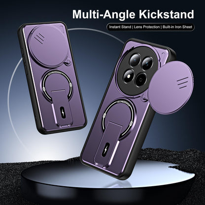 For Redmi Note 15 Global 164mm / Poco M8 5G Sliding Camshield Holder Magnetic Phone Case(Purple)
