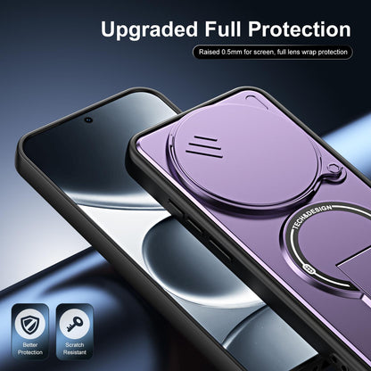For Redmi Note 15 Global 164mm / Poco M8 5G Sliding Camshield Holder Magnetic Phone Case(Purple)